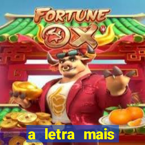 a letra mais bonita do mundo
